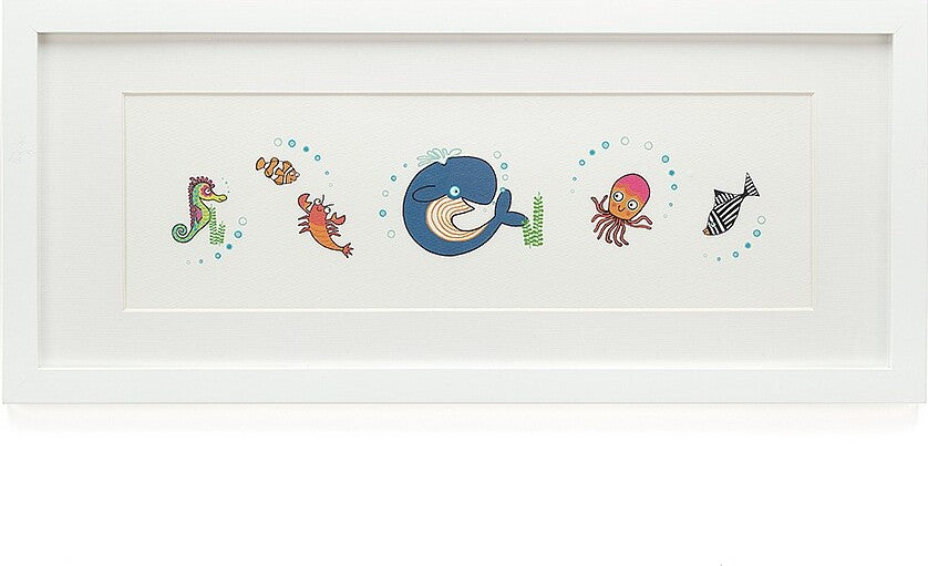 Sea Tails Framed Print